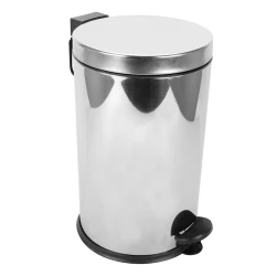 Zibil vedrəsi Planet 031, 8 l, gümüşü