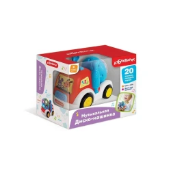 İnteraktiv oyuncaq Азбукварик 1645 Музыкальная Диско Машинка, rəngbərəng, 2+ yaş