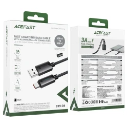 Кабель AceFast C19-04 3A USB-A — USB-C
