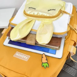 Школьный рюкзак PA-1010933, полиэстер/нейлон, желтый