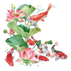 Рисовая бумага для декупажа Cadence 30x30, UC-088