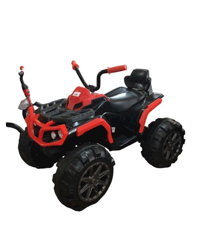 Uşaq elektrik kvadrosikli 0906, qırmızı/qara