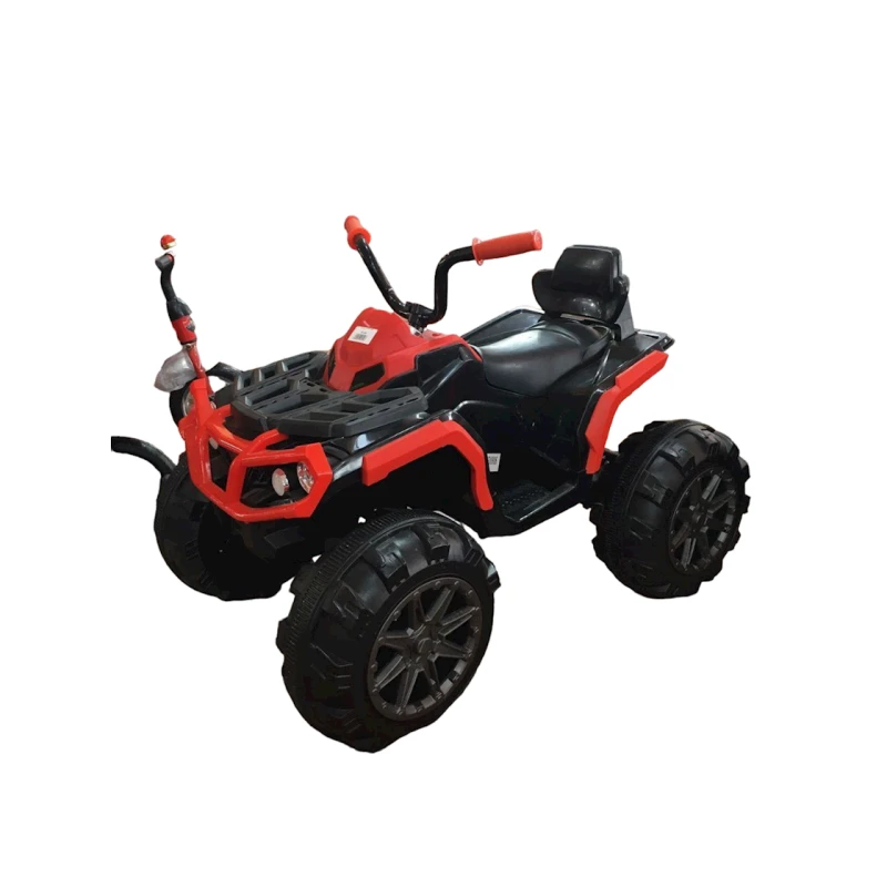 Uşaq elektrik kvadrosikli 0906, qırmızı/qara
