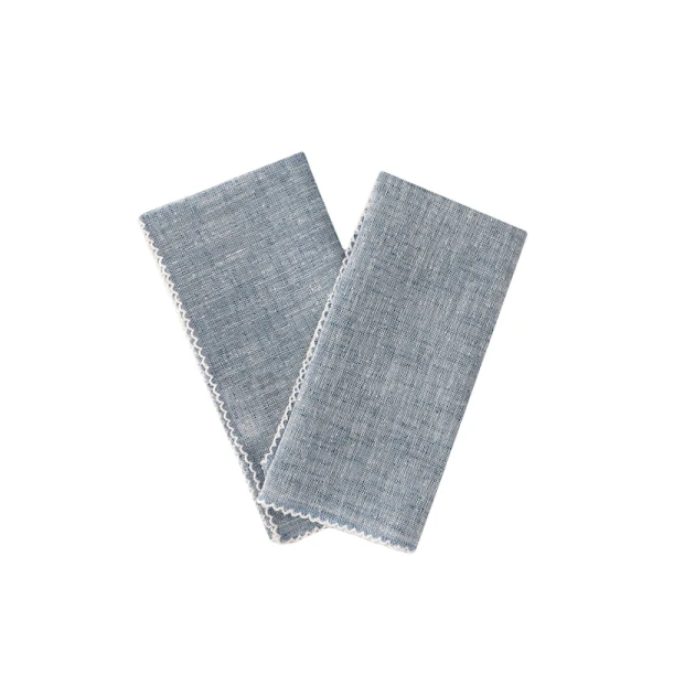 Салфетка Porland Mell 04STY002453, квадратная, хлопок, 45x45 см, голубой Салфетка Porland Mell 04STY002453, квадратная, хлопок, 45x45 см, голубой