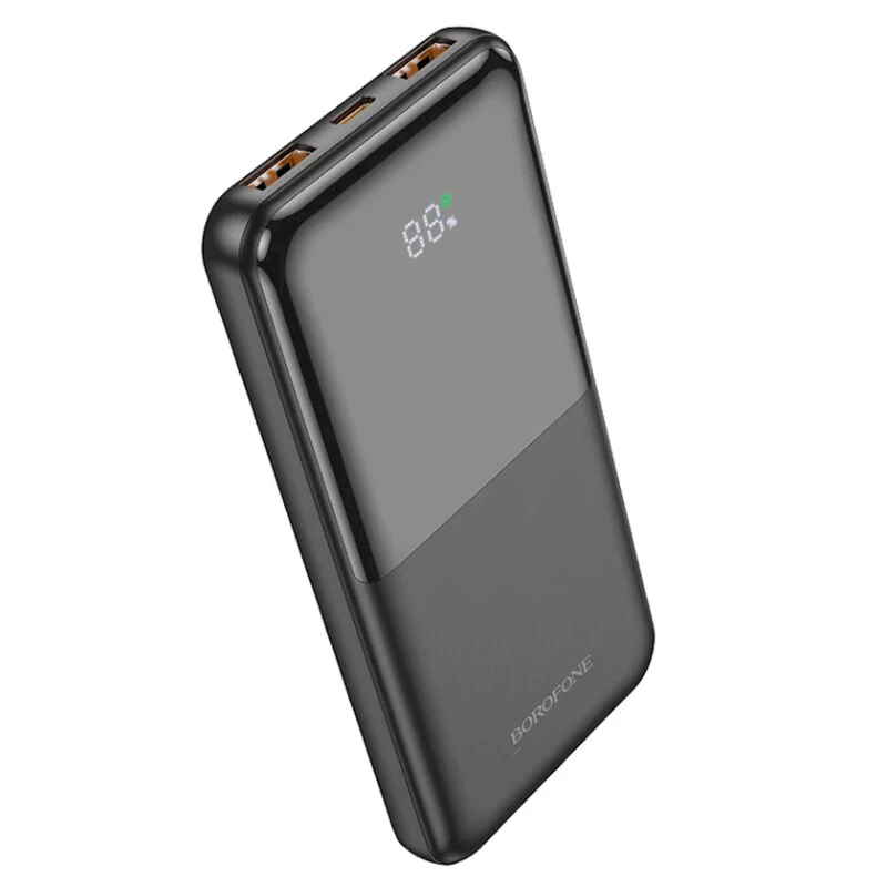 Внешний аккумулятор Borofone BJ36 10000 mAh Black Внешний аккумулятор Borofone BJ36 10000 mAh Black