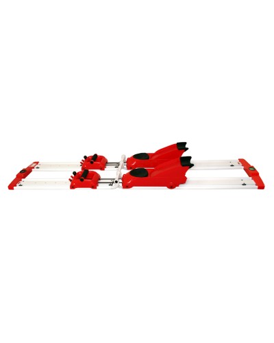 Çoxfunksiyalı trenajor WS0184, 206 x 53 sm, qırmızı/ağ