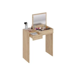 Туалетный столик Art Mebel 37, ламинат, 75х75х45 см, сонома