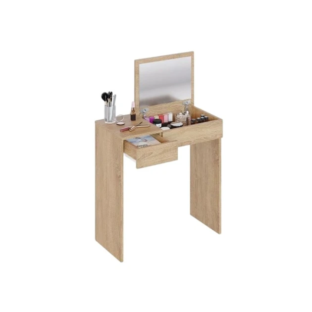 Туалетный столик Art Mebel 37, ламинат, 75х75х45 см, сонома