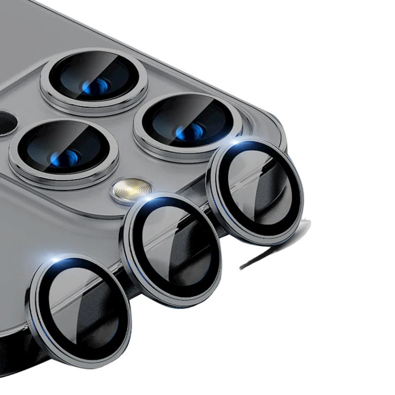 Qoruyucu şüşə Apple iPhone 13 Pro Max kamerası üçün Gray