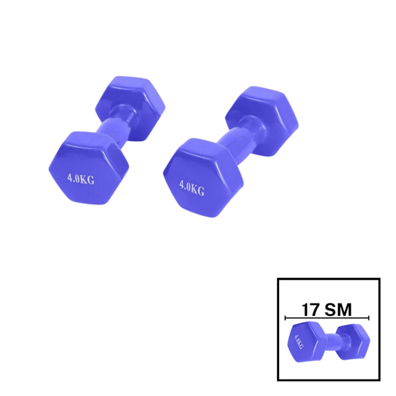 Гантели Gymnic, голубой, 4х4 кг