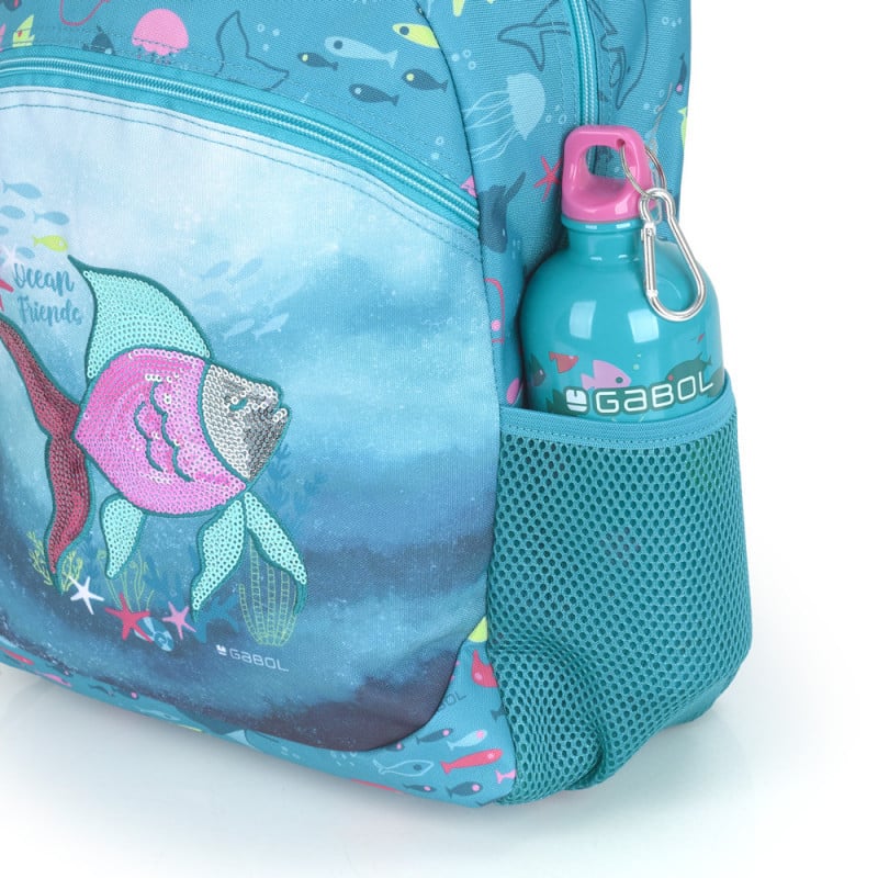 Бутылка для воды Gabol ACQUA 235748 018, нержавеющая сталь, 600 мл