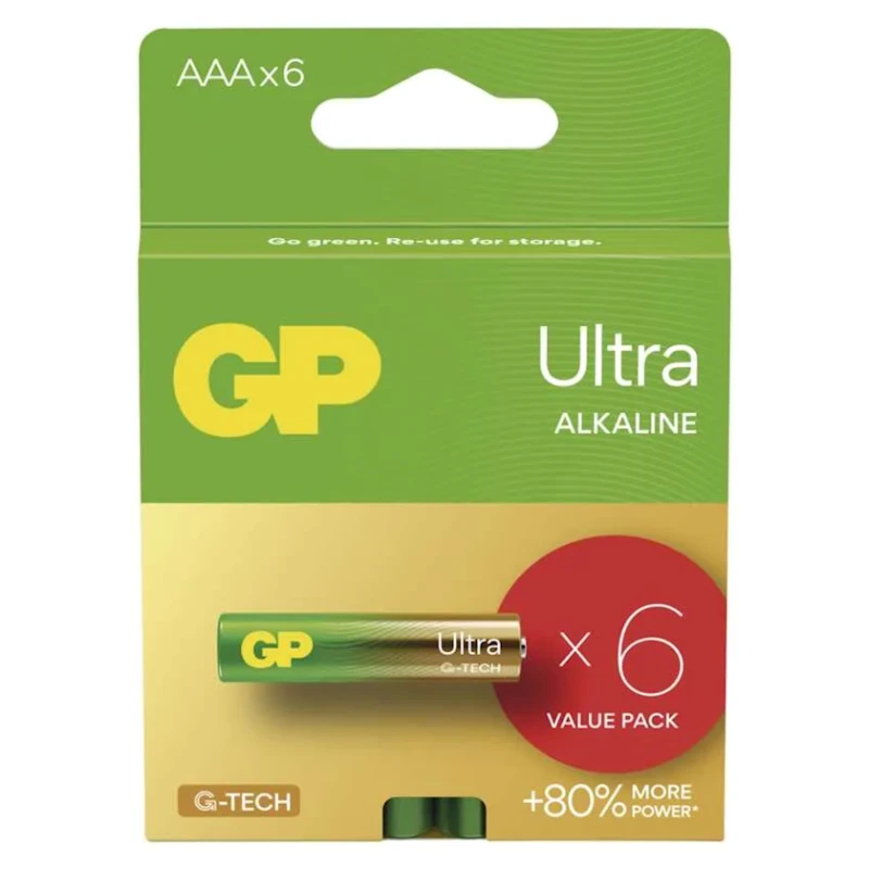 Батарейка GP AAA (LR03) Ultra Alkaline