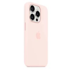 MagSafe ilə Silikon Case iPhone 15 Pro Light Pink