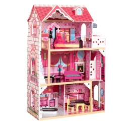 Кукольный домик с мебелью KBQ-2023004, 80x38x120.5 см Кукольный домик с мебелью KBQ-2023004, 80x38x120.5 см