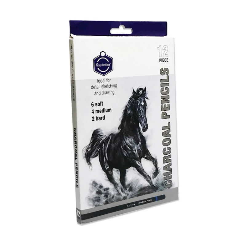 Набор карандашей Keep Smiling Charcoal TB-1060, 12 шт Набор карандашей Keep Smiling Charcoal TB-1060, 12 шт