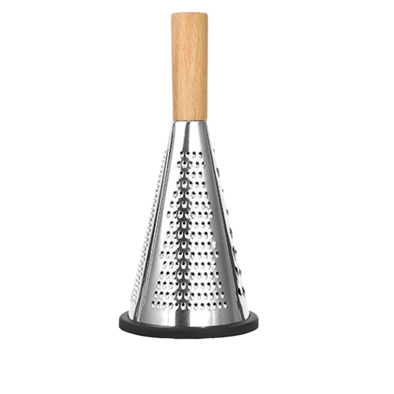 Терка PA-1010231, 11.6x25.9 см, нержавеющая сталь/дерево, серебристая