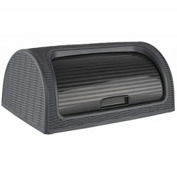 Хлебница Dunya Plastik 41.7х26.9х18.1 см, пластик, серый Хлебница Dunya Plastik 41.7х26.9х18.1 см, пластик, серый