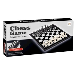 Шахматы магнитные, пластик/металл, белый/черный, 25x25 см