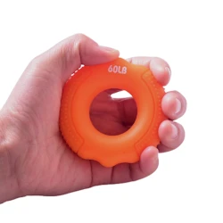 Кистевой эспандер Gymnic 1135, силиконовый, 27 кг, оранжевый