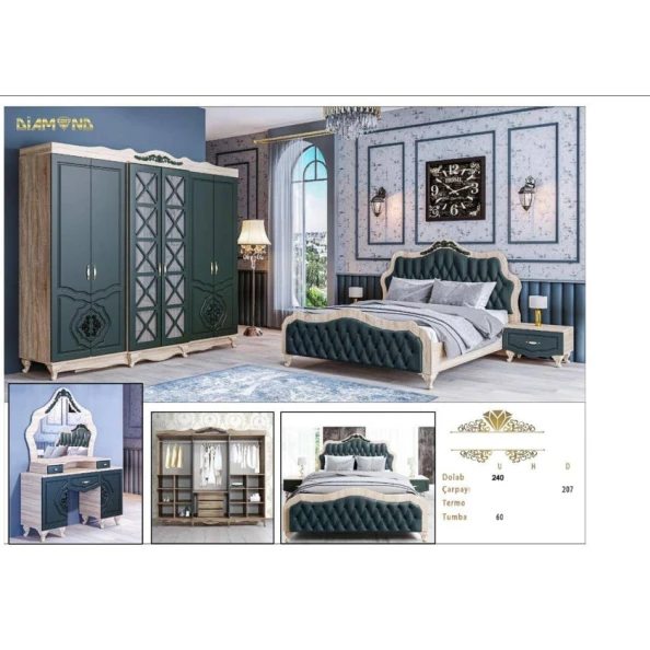 Спальный гарнитур Diamond Hilton SRV-002 Спальный гарнитур Diamond Hilton SRV-002