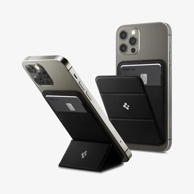 Kartlar üçün çexol Spigen Smart Fold MagFit MagSafe Black