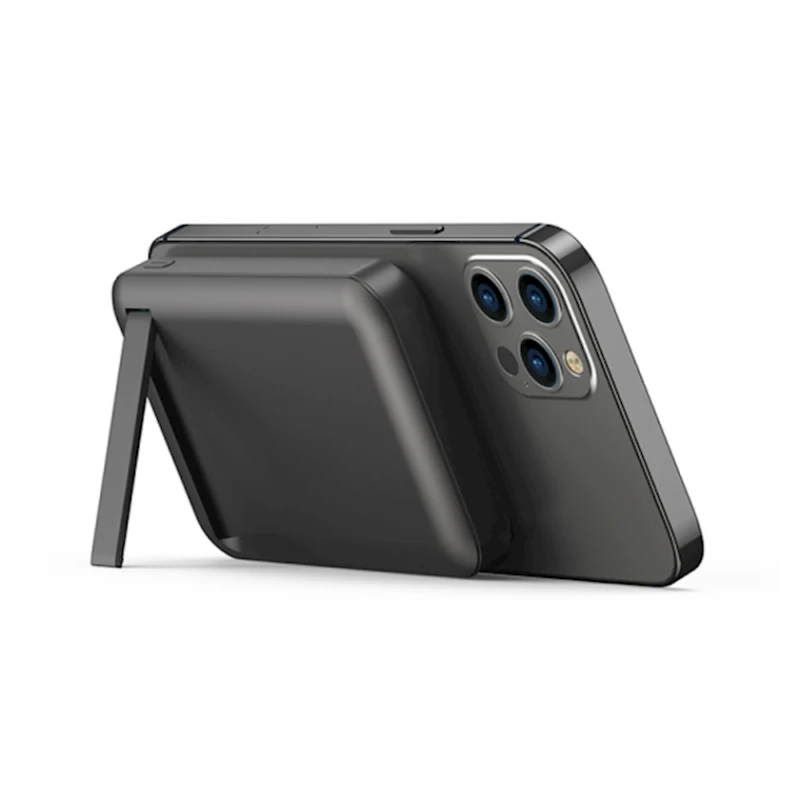 Внешний аккумулятор Wiwu Snap Cune magnetic wireless charging 1000mAh, Black Внешний аккумулятор Wiwu Snap Cune magnetic wireless charging 1000mAh, Black