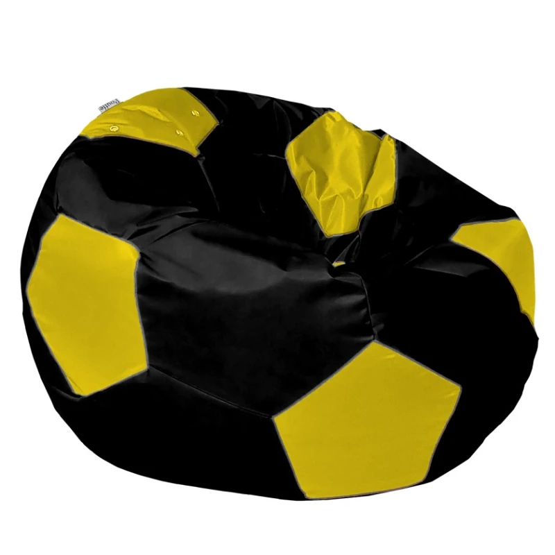 Пуфик DTOL015, черный/желтый, 70x70 см Пуфик DTOL015, черный/желтый, 70x70 см