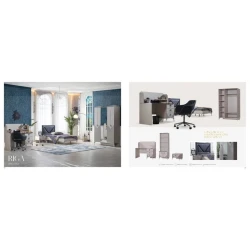 Комплект мебели для подростка Riga, серый