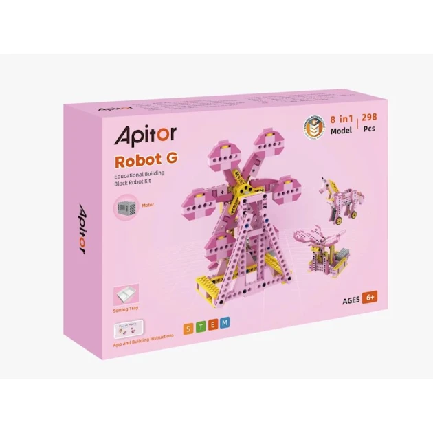 Конструктор Apitor Robot G, 298 элементов Конструктор Apitor Robot G, 298 элементов
