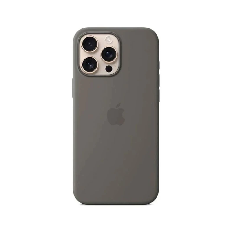 Чехол Apple iPhone 16 Pro Max Silicone Case with MagSafe Stone Grey Чехол Apple iPhone 16 Pro Max Silicone Case with MagSafe Stone Grey