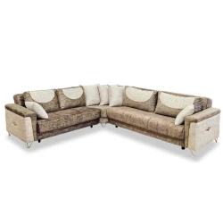 Модульный диван Monako 3+2, 3100/2600x680x800 мм, бежевый Модульный диван Monako 3+2, 3100/2600x680x800 мм, бежевый