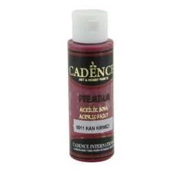 Декоративная акриловая краска Cadence Premium Acrylic Paint 0011 Blood Red, 70 мл