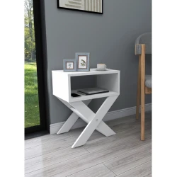 Тумба Art Mebel Art_tumba_24, ламинат, белая, 60x40x40 см