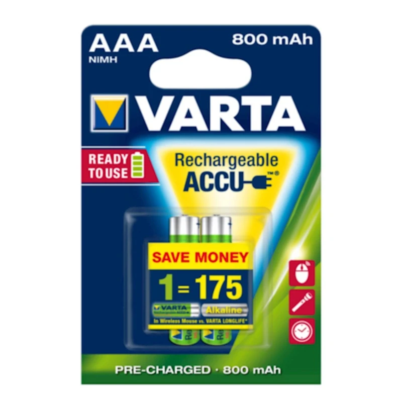 Аккумулятор Varta Rechargeable Accu AAA 800mAh