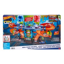 Oyun dəsti Mattel Hot Wheels City Mega Tower Car Wash, 5+ yaş