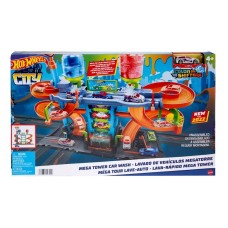 Oyun dəsti Mattel Hot Wheels City Mega Tower Car Wash, 5+ yaş