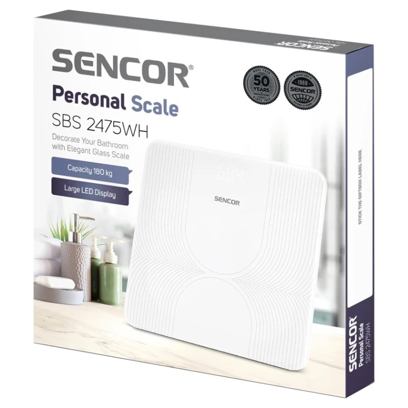 Напольные весы Sencor SBS 2475WH Напольные весы Sencor SBS 2475WH