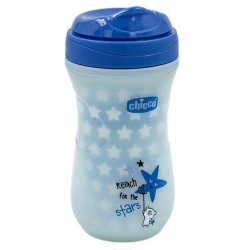 Поильник-непроливайка Chicco Glowing Cup 150 мл, Синий