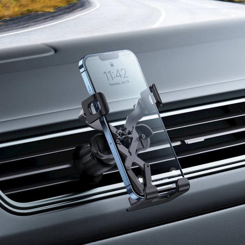 Автомобильный держатель для телефона Baseus Gravity Air Vent Car Phone Holder (Air Outlet Version), Black Автомобильный держатель для телефона Baseus Gravity Air Vent Car Phone Holder (Air Outlet Version), Black