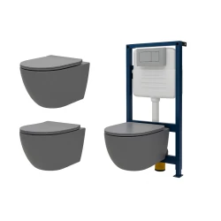 Unitaz Komplekt Caesar Asma 1190 F / İnstalyasiya Dəsti