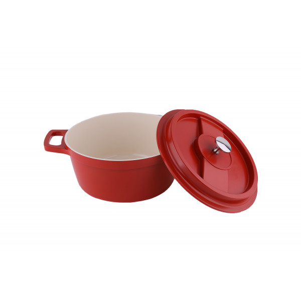 Горшок Зилан ЗЛН 0897 красный, 4л