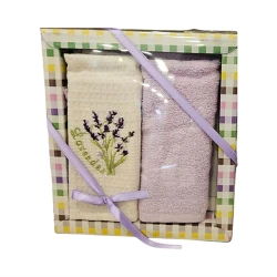 Набор кухонных полотенец MiraNova 151, хлопок, разноцветный, 40x60 см, 2 шт Набор кухонных полотенец MiraNova 151, хлопок, разноцветный, 40x60 см, 2 шт