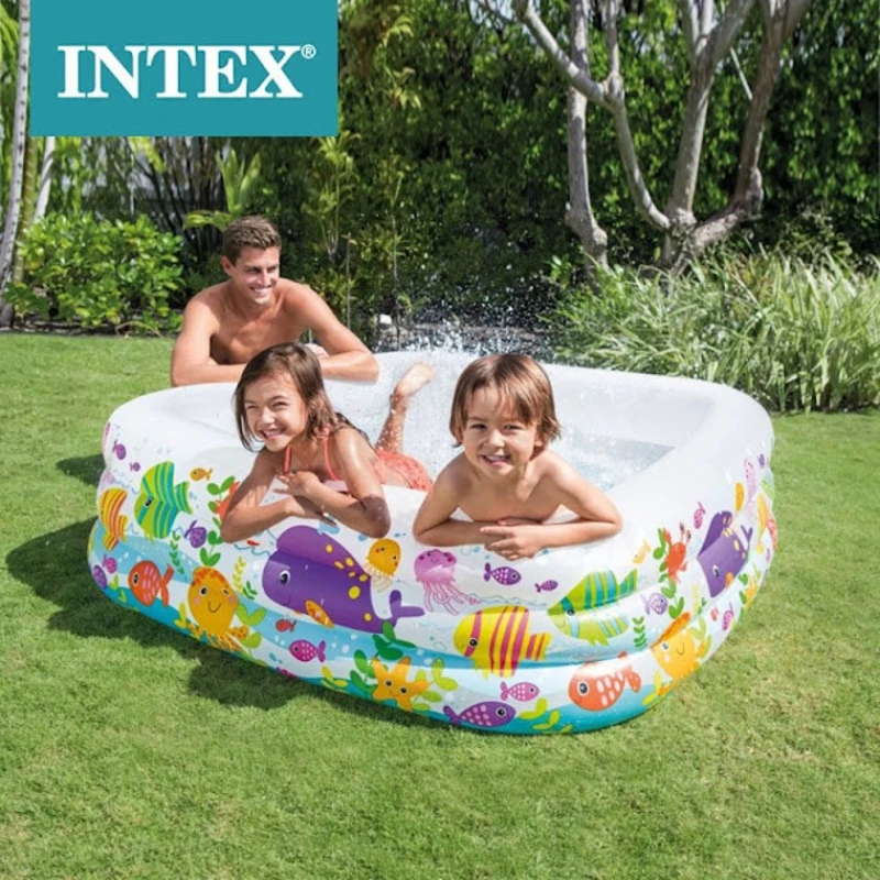 Надувной бассейн Intex H57225588471NP, 159x50 см, 340 л, разноцветный