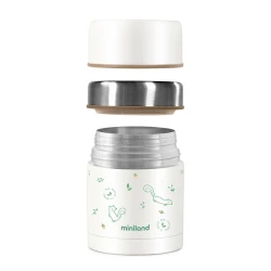 Детский термос для еды Miniland Natur Thermos Chip, 600 мл