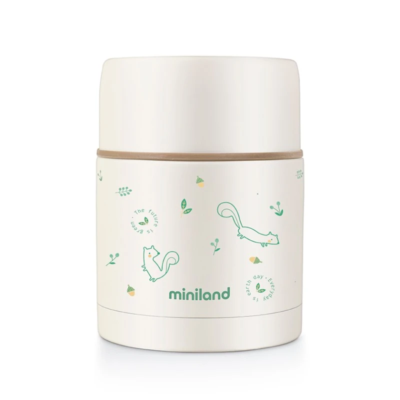 Детский термос для еды Miniland Natur Thermos Chip, 600 мл Детский термос для еды Miniland Natur Thermos Chip, 600 мл