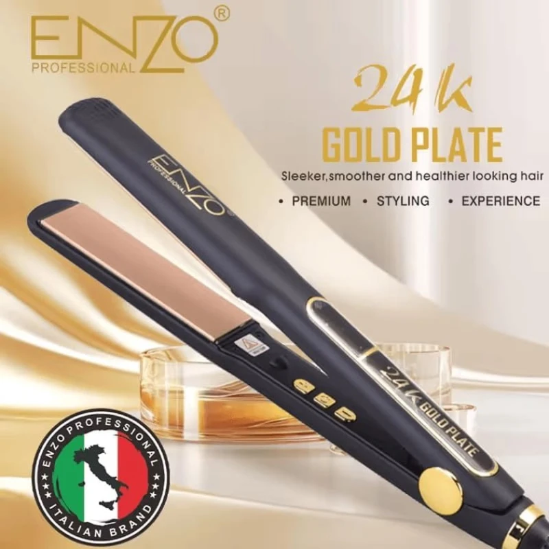 Выпрямитель для волос Enzo EN-5182 Black/Gold