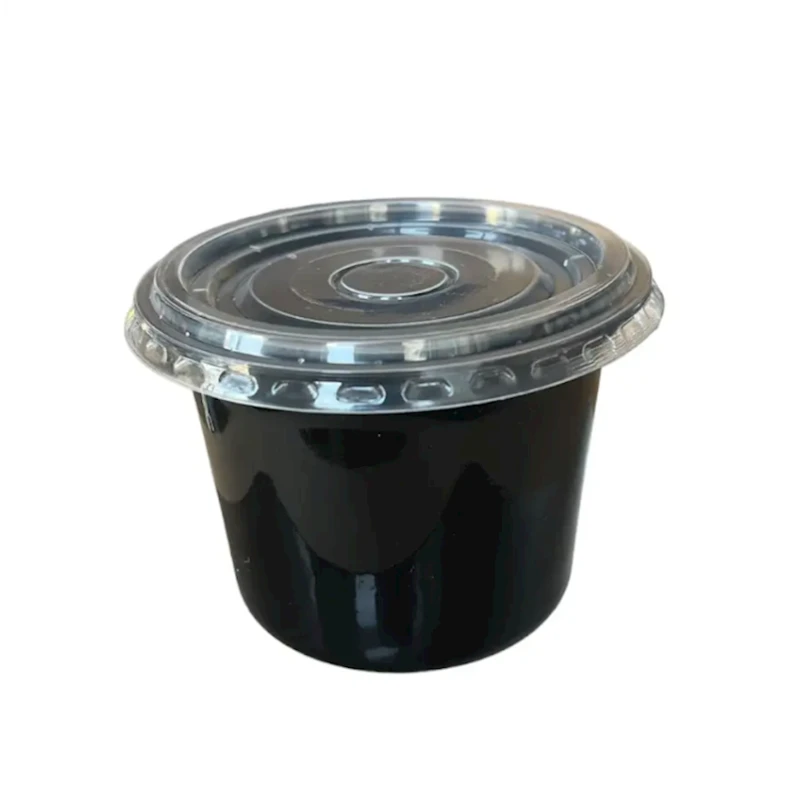 Şorba üçün birdəfəlik qablar dəsti Loyal 6922184711, polipropilen, qara, 50 əd