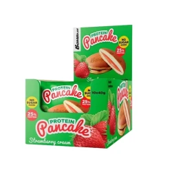 Протеиновые панкейки Bombbar Клубничный крем, 40 г
