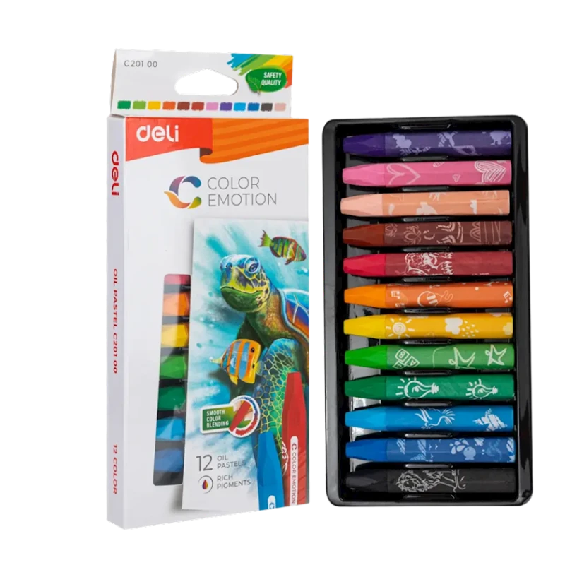 Набор пастели Deli Color Emotion EC20100, 12 цветов Набор пастели Deli Color Emotion EC20100, 12 цветов