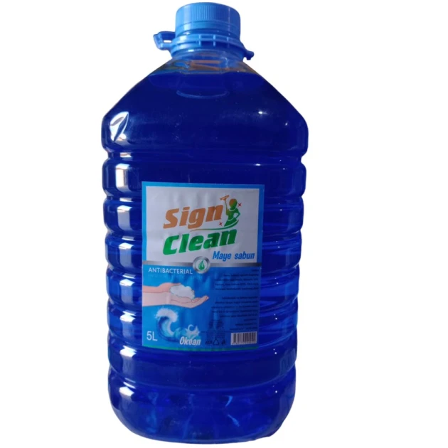 Жидкое мыло Sign Clean Antibacterial Okean 4760174290022, 5 л Жидкое мыло Sign Clean Antibacterial Okean 4760174290022, 5 л